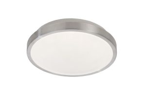 Inlight Πλαφονιέρα Led Ακρυλική Ασημί Ματ 24W 4000K 2400Lm Φ40 42159Β