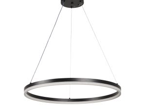 InLight Κρεμαστό Φωτιστικό Οροφής LED 45W 3CCT Μαύρο 6095-C-Black