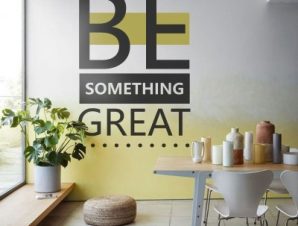 Be Something Great, Φράσεις, Αυτοκόλλητα τοίχου, 70 x 104 εκ.