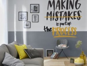 Making Mistakes, Φράσεις, Αυτοκόλλητα τοίχου, 100 x 100 εκ.