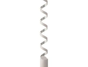 Φωτιστικό Δαπέδου Helix LED-HELIX-PT10C BCO 30W Led 14,5x152cm White-Silver Luce Ambiente Design