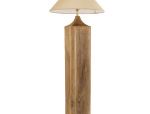 Φωτιστικό Δαπέδου Lafrontera 02314 1xE27 IP20 55x140cm Beige GloboStar