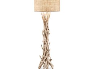 Φωτιστικό Δαπέδου Driftwood 148939 55×157,5cm 1xE27 60W Natural Ideal Lux