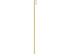 Φωτιστικό Δαπέδου Ping Pong 328324 22x22x155cm Led 1000lm 12W 3000K Brass Ideal Lux