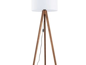 Φωτιστικό Δαπέδου Grand 16003 Φ50x145cm 1xE27 15W Walnut-White TK Lighting