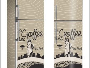 New York coffee, Φαγητό, Αυτοκόλλητα ψυγείου, 50 x 85 εκ.