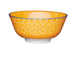 Kitchencraft Μπολ Stonware Orange Spotty 15cm